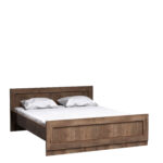 ŁÓŻKO DWUOSOBOWE 160x200 TADEUSZ T-20 - DĄB LEFKAS - KRONOSPAN 3867