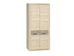 CASTEL 01 sonoma jasna/MDF sonoma trufel - szafa