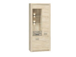 CASTEL 02/S sonoma jasna/MDF sonoma trufel - regał