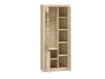 CASTEL 02/S sonoma jasna/MDF sonoma trufel - regał - obrazek 3