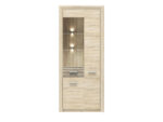CASTEL 02/S sonoma jasna/MDF sonoma trufel - regał - obrazek 4