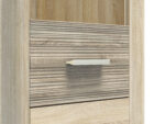 CASTEL 04/S sonoma jasna/MDF sonoma trufel - regał - obrazek 7