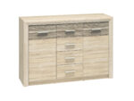 CASTEL 09 sonoma jasna/MDF sonoma trufel - komoda