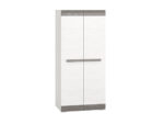 BLANCO 01 sosna śnieżna/MDF new grey - szafa