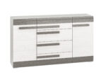 BLANCO 06 sosna śnieżna/MDF new grey - komoda