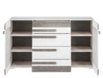 BLANCO 06 sosna śnieżna/MDF new grey - komoda - obrazek 5