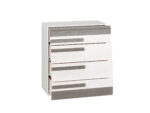 BLANCO 08 sosna śnieżna/MDF new grey - komoda - obrazek 3