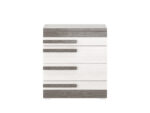 BLANCO 08 sosna śnieżna/MDF new grey - komoda - obrazek 4