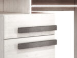 BLANCO 11 sosna śnieżna/MDF new grey - biurko - obrazek 6