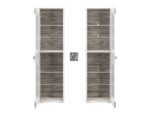 BLANCO 02-01 sosna śnieżna/MDF new grey - regał - obrazek 8