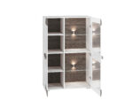 BLANCO 05-01 sosna śnieżna/MDF new grey - komoda - obrazek 3
