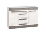BLANCO 07-01 sosna śnieżna/MDF new grey - komoda