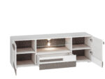 BLANCO 09-01 sosna śnieżna/MDF new grey - szafka RTV - obrazek 3