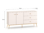 Selgin 03 cashmere - komoda 2D3S - obrazek 8