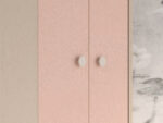 Mevel 01 Piasek pustyni/Millennial pink - szafa narożna 2D - obrazek 9