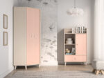 Mevel 01 Piasek pustyni/Millennial pink - szafa narożna 2D - obrazek 11