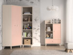Mevel 01 Piasek pustyni/Millennial pink - szafa narożna 2D - obrazek 12