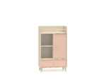 Mevel 04 Piasek pustyni/Millennial pink - komoda 1D1S