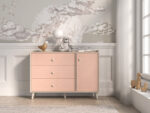 Mevel 05 Piasek pustyni/Millennial pink - komoda 1D3S - obrazek 4