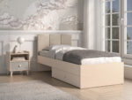 Mevel 08 Piasek pustyni/Millennial pink - łóżko 1S - obrazek 7