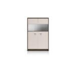 Avante 03 dąb windmill / MDF cashmere połysk - witryna 2D - obrazek 3
