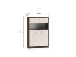 Avante 03 dąb windmill / MDF cashmere połysk - witryna 2D - obrazek 7