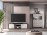 Avante 06 dąb windmill / MDF cashmere połysk - RTV 2D - obrazek 9