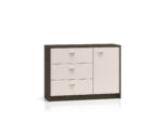 Avante 05 dąb windmill / MDF cashmere połysk - komoda 1D3S