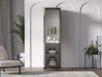 Avante 02 dąb windmill / MDF cashmere połysk - witryna 1DL/P - obrazek 5