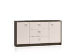 Avante 04 dąb windmill / MDF cashmere połysk - komoda 2D3S