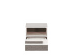 BLANCO 18 sosna śnieżna/MDF new grey - szafka nocna - obrazek 5