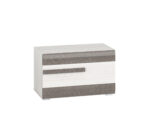 BLANCO 21N sosna śnieżna/MDF new grey - szafka na buty
