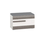 BLANCO 21N sosna śnieżna/MDF new grey - szafka na buty - obrazek 3