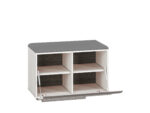 BLANCO 21N sosna śnieżna/MDF new grey - szafka na buty - obrazek 4