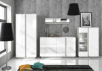 LUMENS 10 beton srebrny/biały połysk - ławostolik - obrazek 9