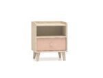 Mevel 10 Piasek pustyni/Millennial pink - szafka 1S