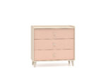 Mevel 06 Piasek pustyni/Millennial pink - komoda 3S