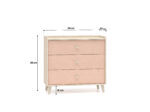 Mevel 06 Piasek pustyni/Millennial pink - komoda 3S - obrazek 7