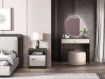 Avante 08 dąb windmill / MDF cashmere połysk - szafka nocna 1D - obrazek 9