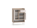 Voco 03 dąb cremona terracotta / cashmere - szafka 2D1S - obrazek 6