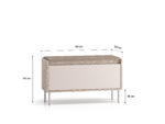 Voco 05 dąb cremona terracotta / cashmere - szafka 1K - obrazek 7