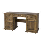 Biurko sosnowe RUSTIKAL BR702 - obrazek 5