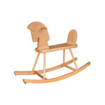 Drewniany koń na biegunach AD259