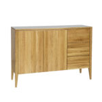 Komoda Dębowa RETRO KD338 137x95x43 cm - obrazek 2
