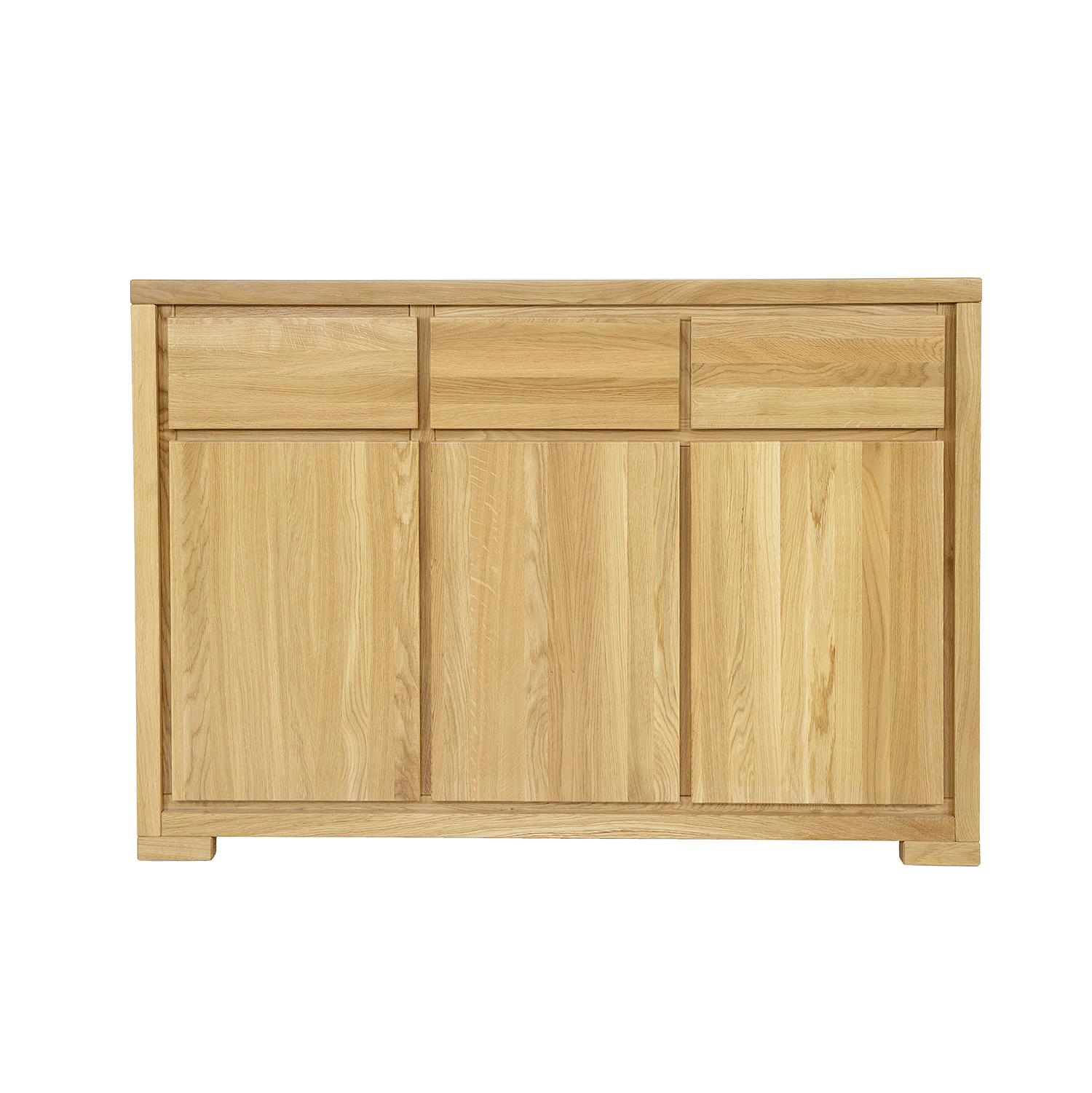 DREWMAX-KOMODA-DEBOWA-KD352-NATURALNY-INT_1.jpg Komoda Dębowa CLASSIC KD352 137x95x45 cm - obrazek 1