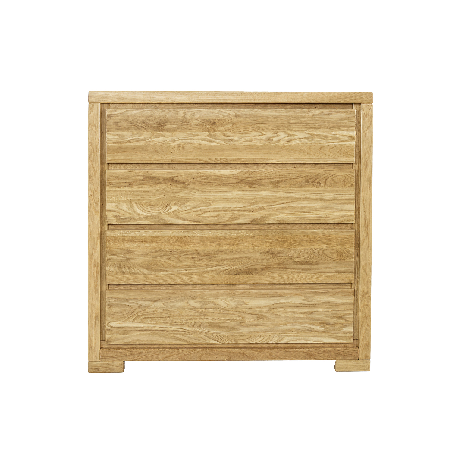 DREWMAX-KOMODA-DEBOWA-KD353-NATURALNY-INT_3.jpg Komoda Dębowa CLASSIC KD353 95x95x45 cm - obrazek 1