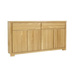 Komoda Dębowa CLASSIC KD357 180x95x45 cm - obrazek 2