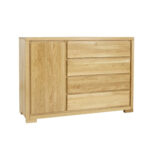 Komoda Dębowa CLASSIC KD358 137x95x45 cm - obrazek 2