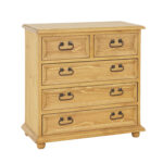 Komoda Metalowa RUSTIKAL KD702 90x89x43 cm - obrazek 2