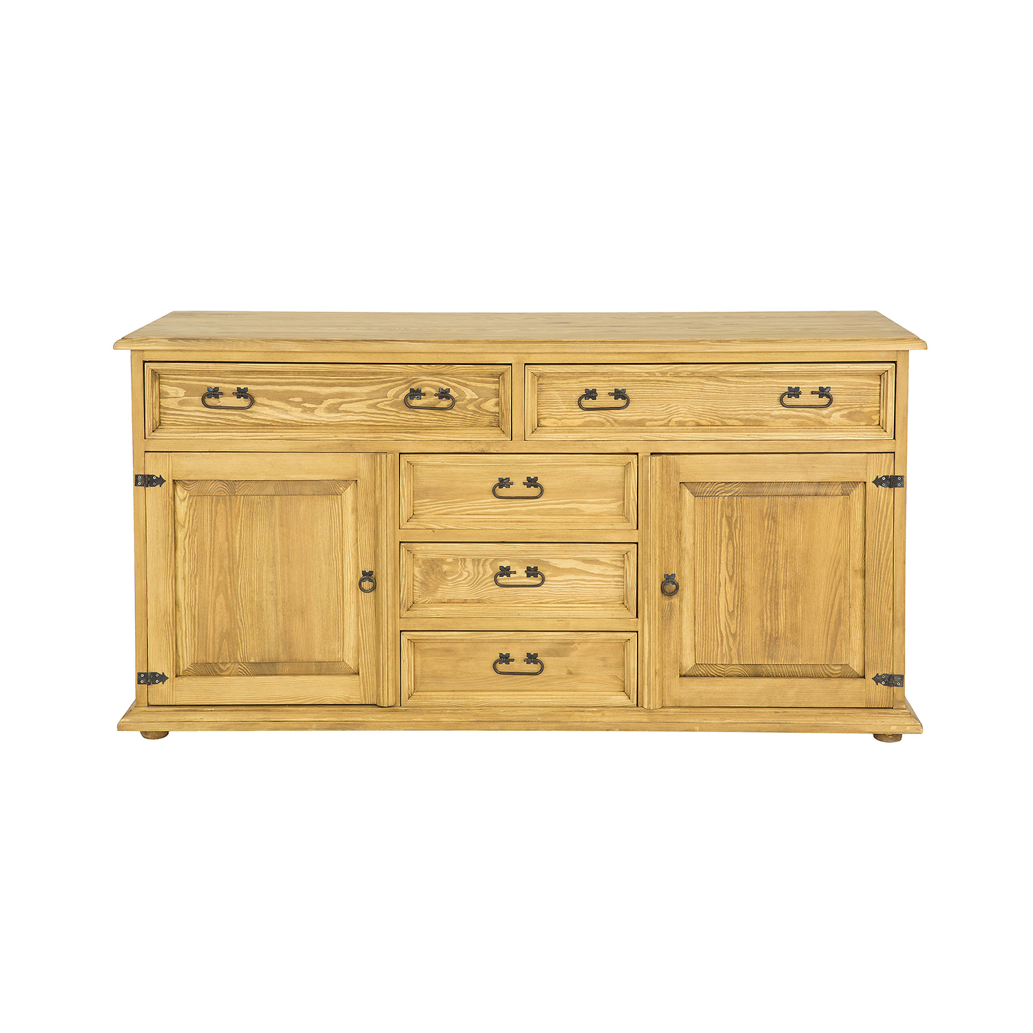 DREWMAX-KOMODA-SOSNOWA-WOSKOWANA-KD707-JASNY-WOSK_2.jpg Komoda Metalowa RUSTIKAL KD707 167x85x56 cm - obrazek 1